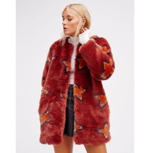 Free People Faux Fur Jacket